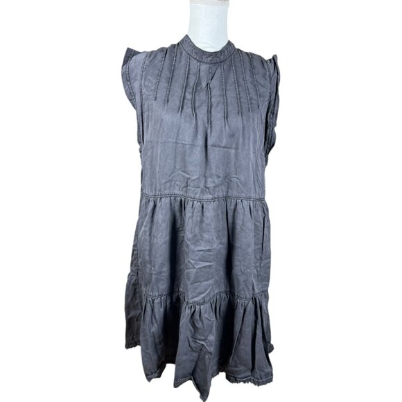 Charcoal Chambray Anthropologie‎ Dress - Picture 1 of 10